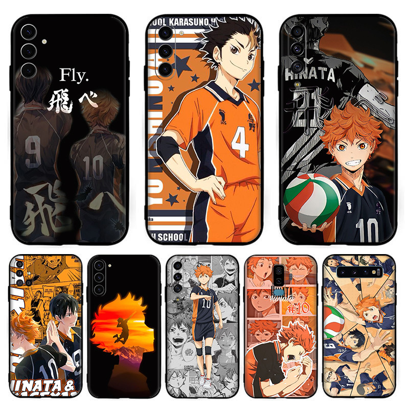 Para Samsung A32 A33 A34 A35 A50 A50S A30S A51 A52 A52S A53 A54 Legal Dos Desenhos Animados Anime Haikyuu Macio Preto TP