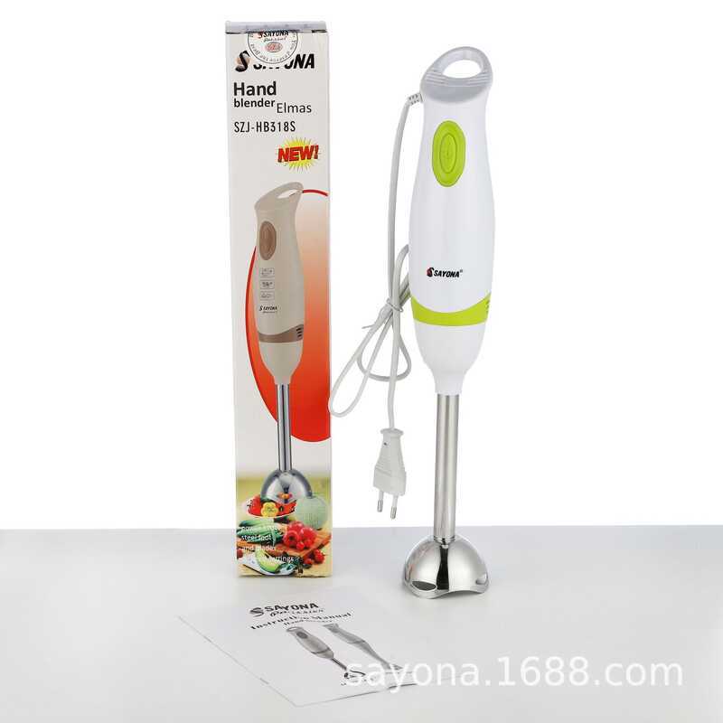 SAYONA liquidificador de mão doméstico portátil vara máquina de cozinhar multifuncional suco fresco liquidificador elétr