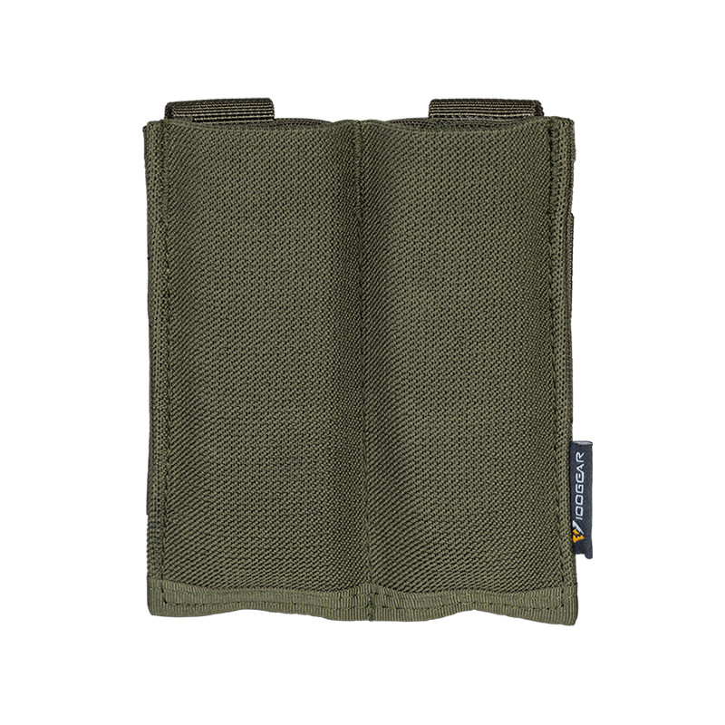 IDOGEAR Bolsa Mag Dupla 9mm Aberta Top Fast Draw MOLLE Suporte Elástico 3572