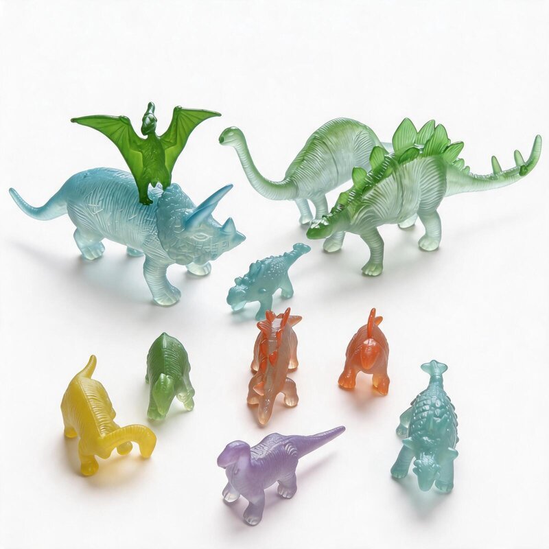 Kit 11 Dinossauros De Brinquedo Infantil Miniaturas Educativo Para Crianças