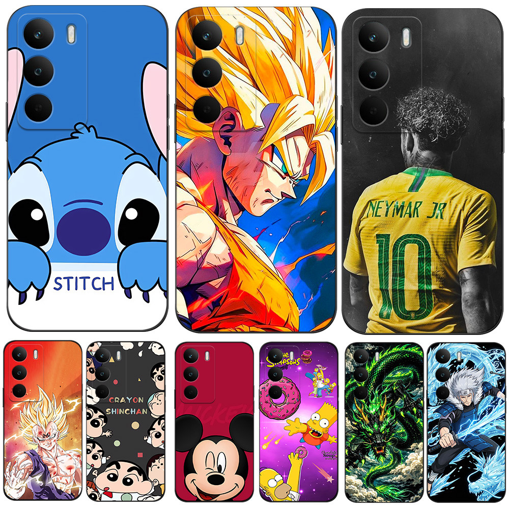 Capa Para realme C71 4G Silicone De Telefone Bonito Desenho Animado Ponto Dragon Ball