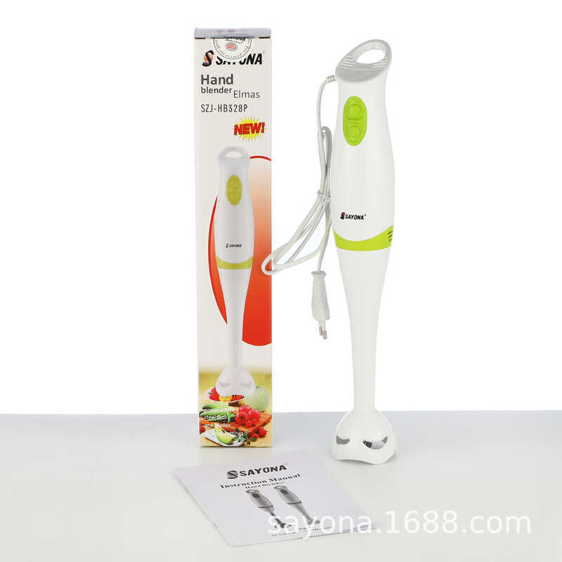 SAYONA liquidificador de mão doméstico portátil vara cozinhar vara multifuncional suco fresco liquidificador elétrico