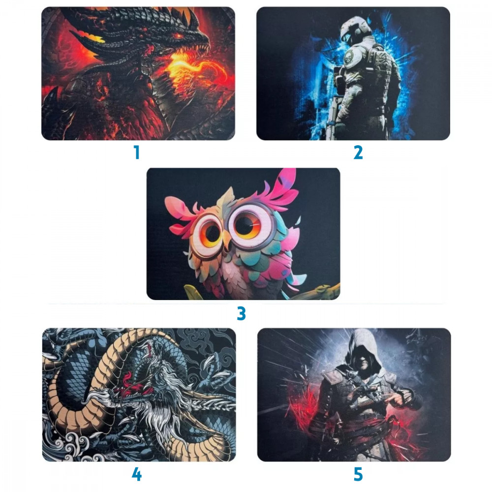Mouse Pad GEEK 22x18cm Exbom para Pc Notbook