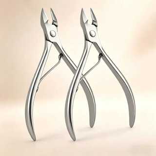 Alicates de Cutícula Profissionais Aço Inox Alta Precisão Duráveis para Manicure Pedicure---WJ