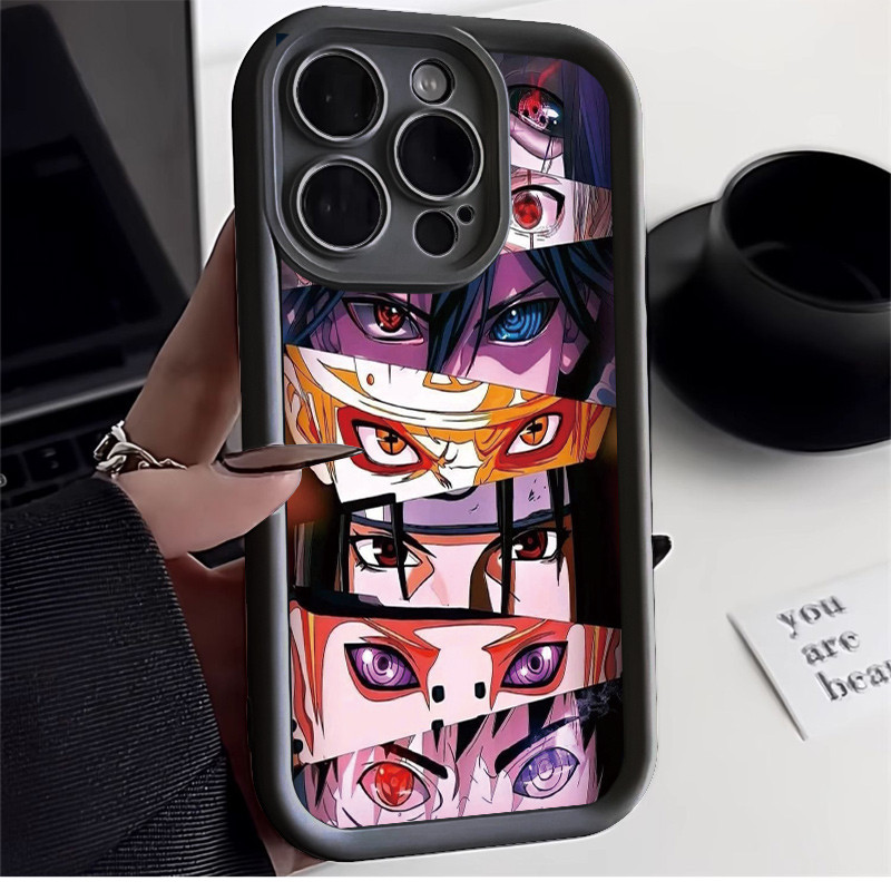 anime Naruto TPU anti-impacto Capinha Capa Para Redmi Note 12 13 14 12C 13C 14C A5 POCO X5 X6 Pro F5 F7 mi 14 15T
