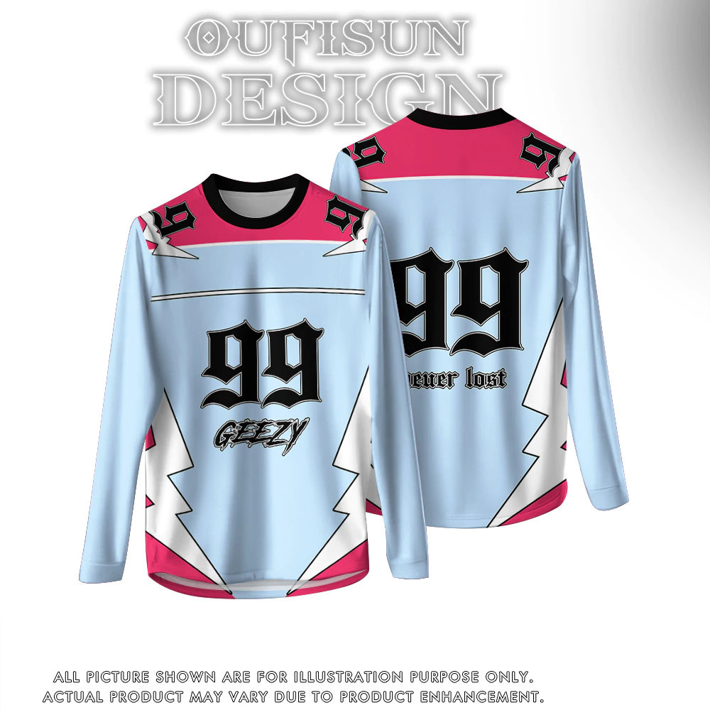 Camiseta Masculina De Manga Comprida Com Nome E Número Personalizado Grátis2026 NFL Edition Baju Viral Retrô OOTD Unisse