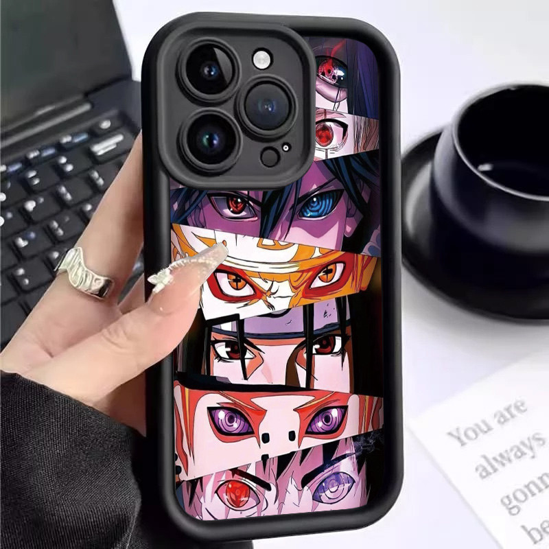 anime Naruto TPU anti-impacto Capinha Capa Para Samsung A14 A15 A54 A55 A05S A16 A07 A17 S22 S23 S24 S25 FE Ultra — imagem 2 de 2