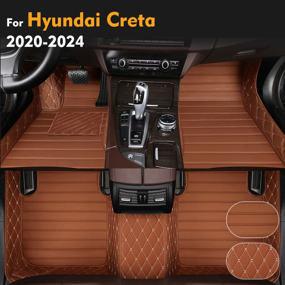 Compatível Com Hyundai Creta 2024 2023 2022 2021 2020 Tapete De Carro Personalizado Capa De Automóvel Acessórios Interio