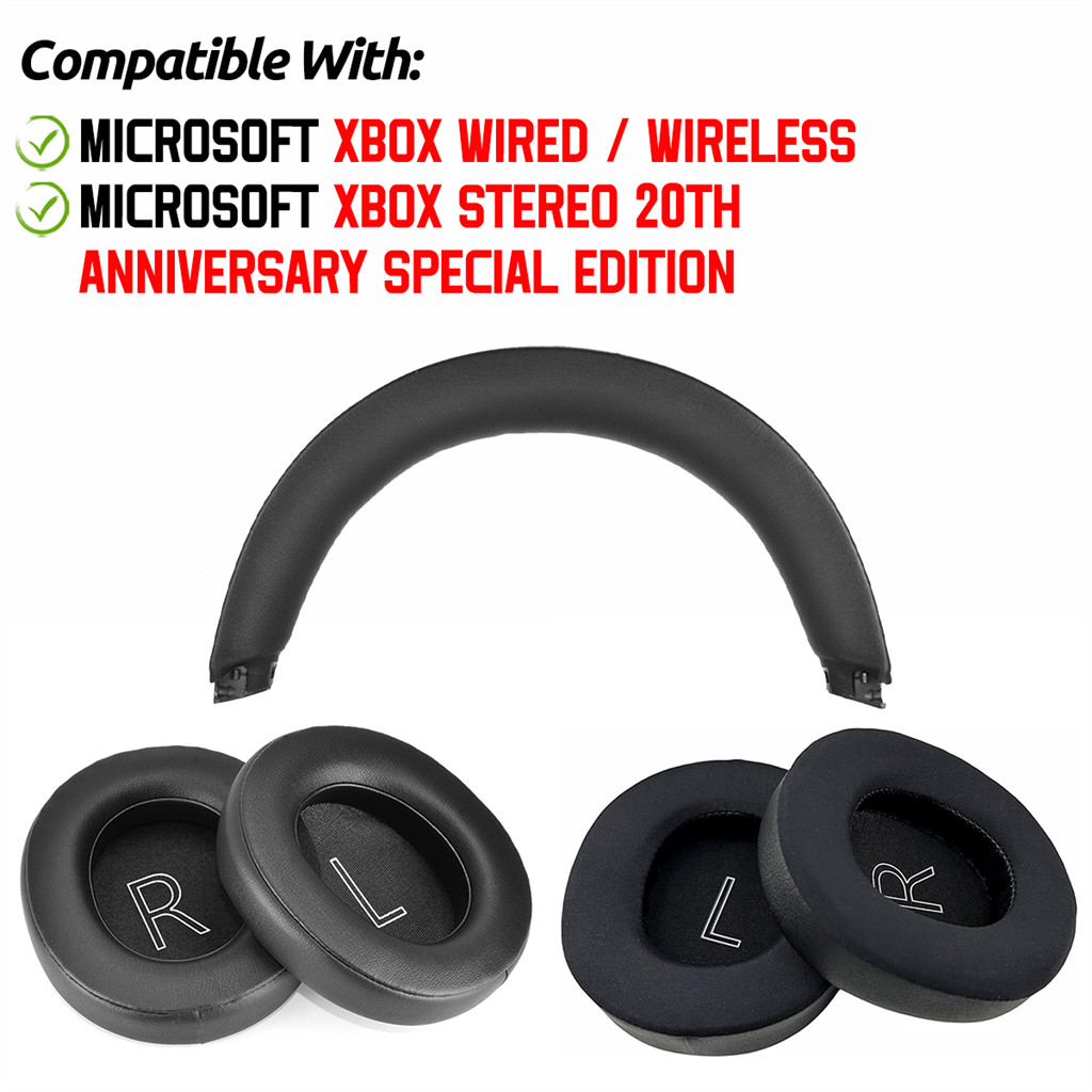 Para Microsoft Xbox Wireless/Wired , Stereo 20o Aniversário Edição Especial Fone De Ouvido Tiara EarPads Almofada Esponj