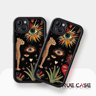 Capinha Capa de silicone Leopard Print Para iPhone 13 12 11 15 14 16pro max plus Anti-impacto celular em Oferta na Shopee