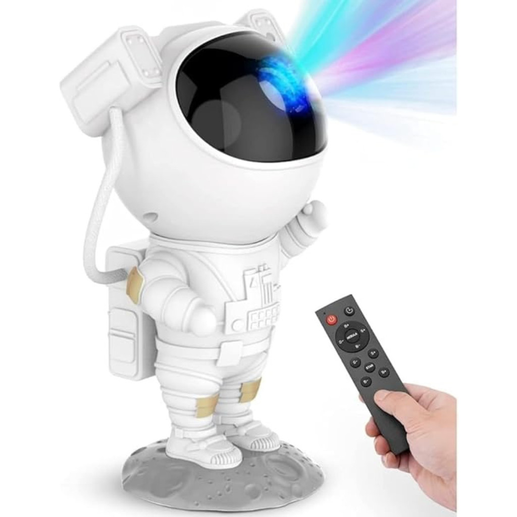 Mini Projetor Astronauta Luz Estelar com Controle Remoto BM-F927