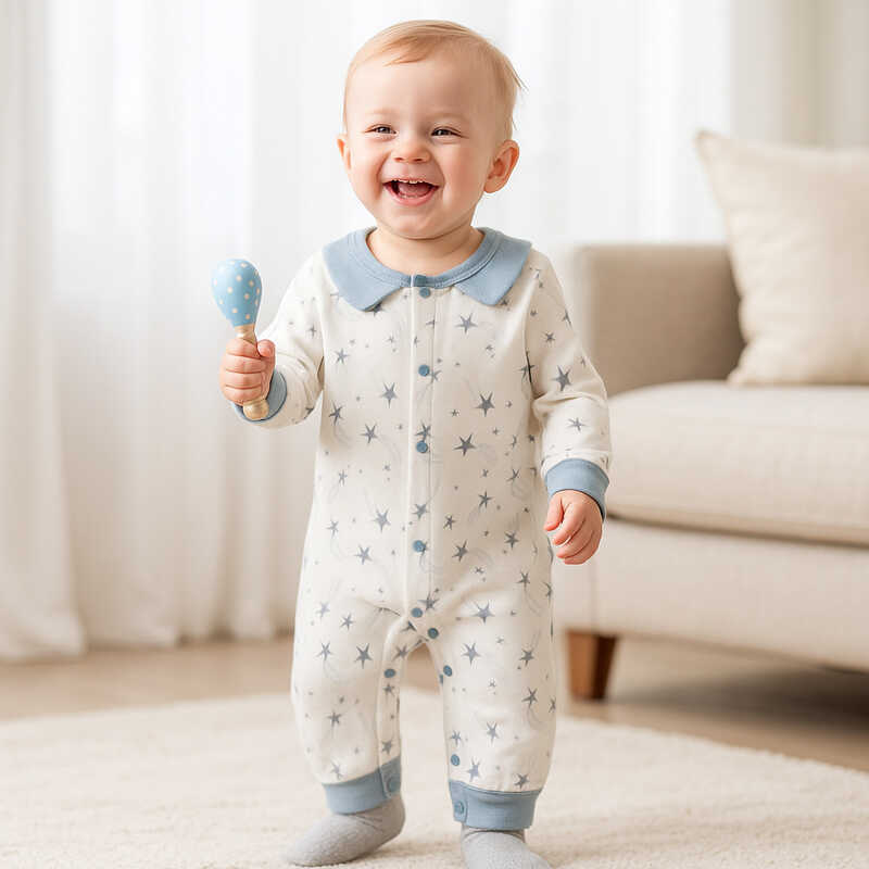 Roupas de bebê roupas de bebê puro algodão classe uma primavera outono desossado macacão recém-nascido Outing roupas do 