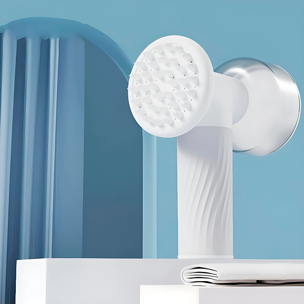 JS Escova Massageador de Banho Elétrica com Dispenser Cães