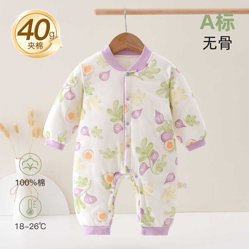 40g acolchoado roupas de bebê outono inverno quente roupas de algodão recém-nascido macacão roupas de inverno do bebê en