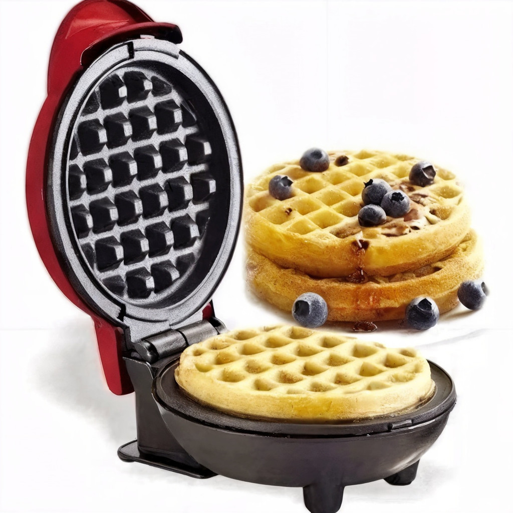 Mini Maquina Waffles Panquecas Elétricos Portátil 110v Doméstica Panela Elétrica De waffle Original