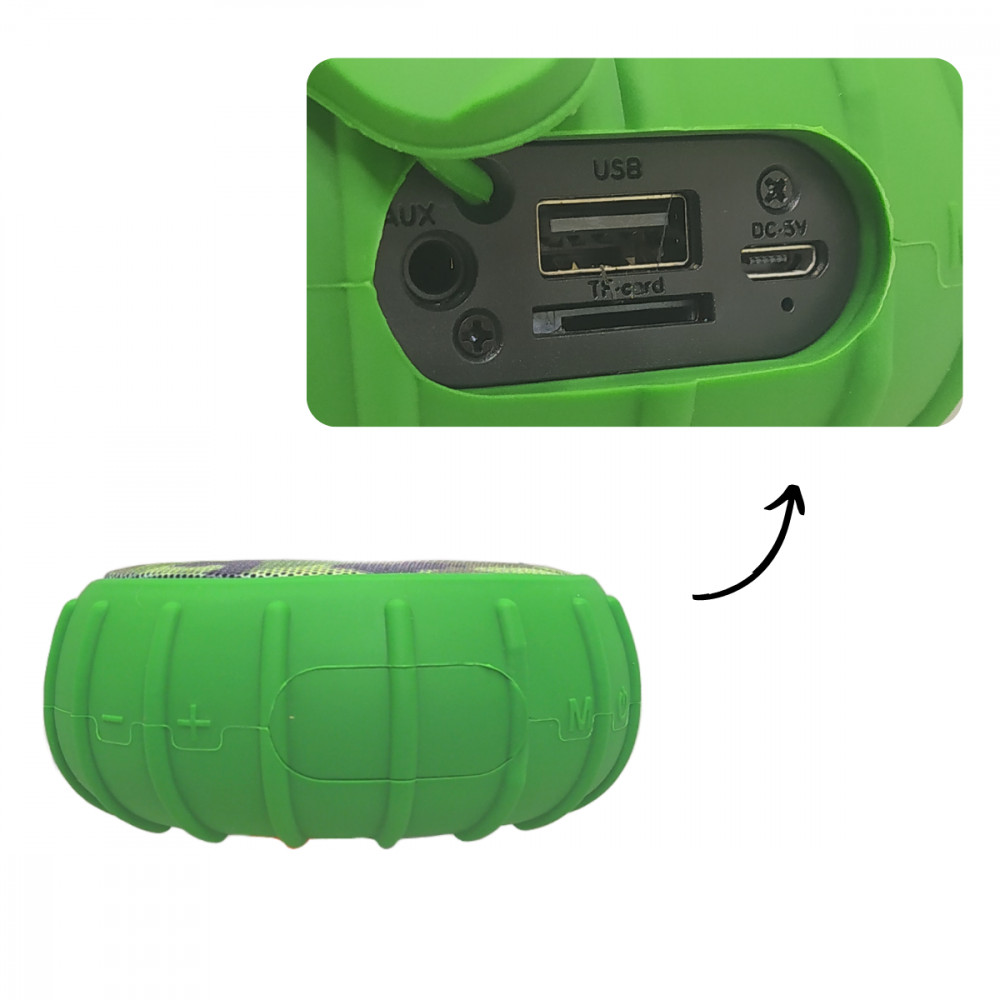 Caixa de Som Bluetooth Portátil À Prova D'agua 5W Altomex AL-652