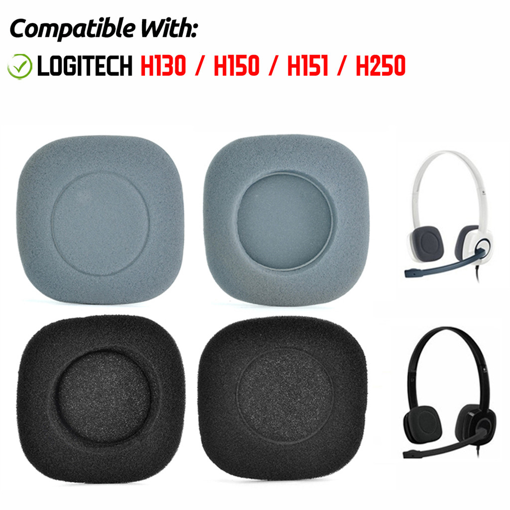 Para Logitech H150 H130 H250 H151 Macio Fone De Ouvido Almofadas Espuma Almofada Esponja Earmuffs Substituição Capa