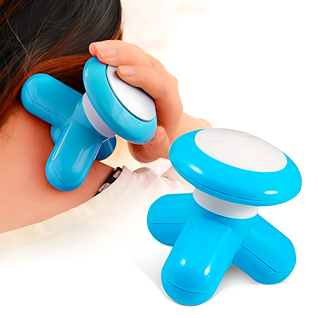 Mini Massageador Corporal Portátil Recarregável USB Pilha Cor:Rosa