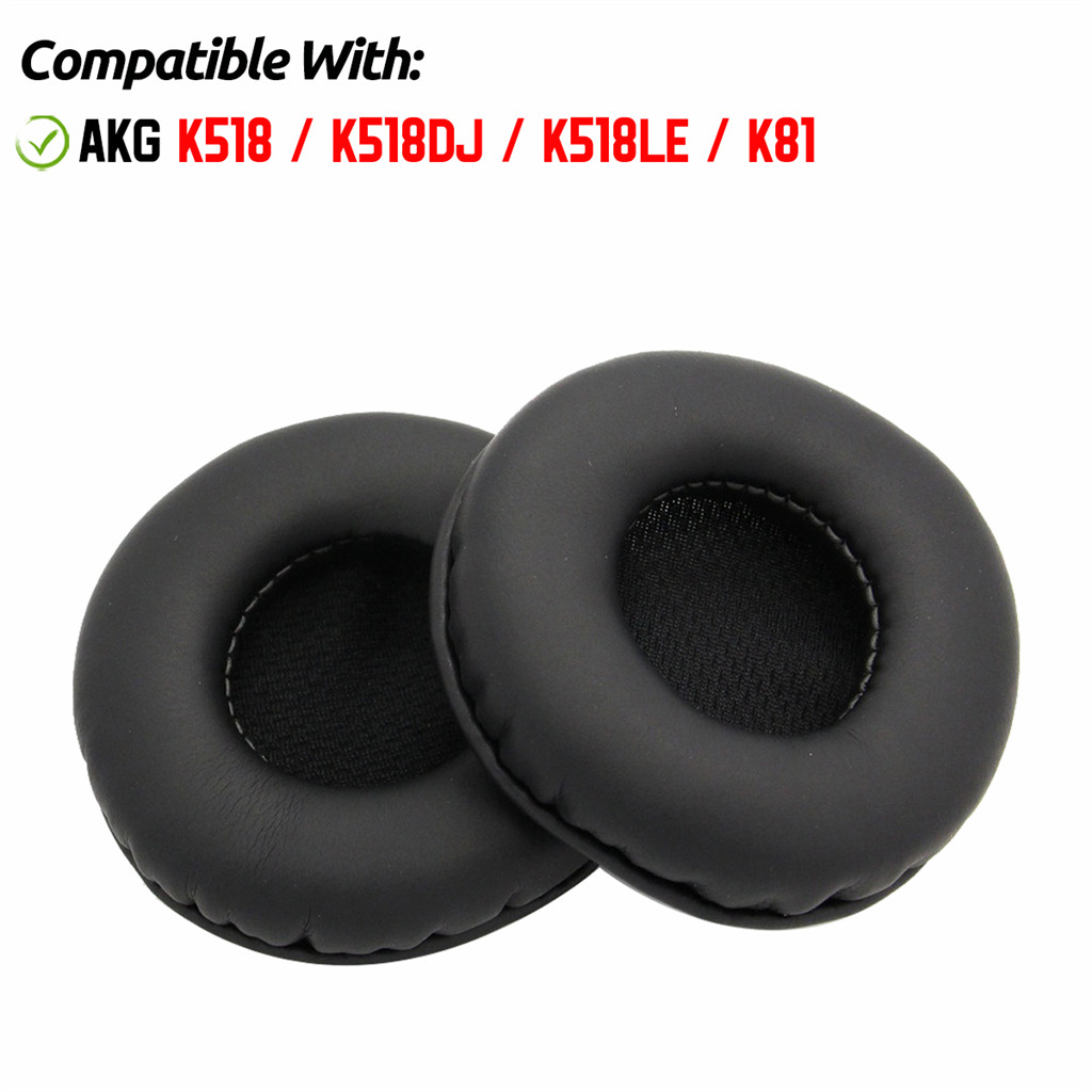 Para AKG K518 K81 Sony ZX310 MDR-NC6 Fone De Ouvido Almofadas Esponja Earmuffs 72MM Earpads Substituição Capa