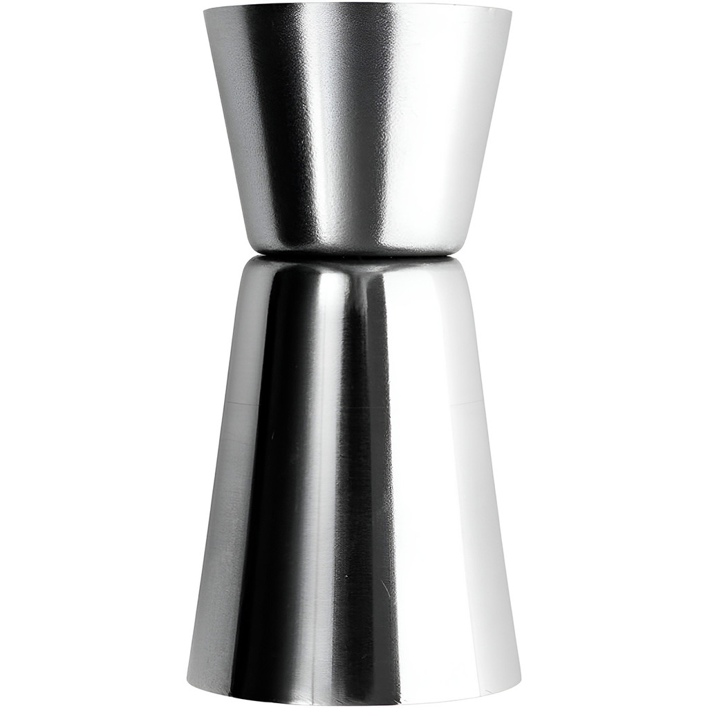 JS Dosador Duplo 25ml 50ml Inox para Bebidas Medidor