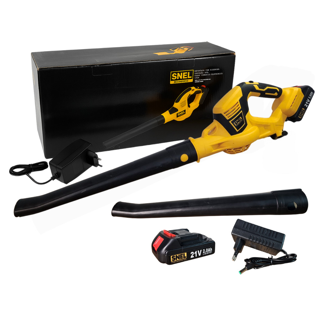 Soprador de Folhas a Bateria 21V Com Bico Dobravel RE246 Snel Ferramentas