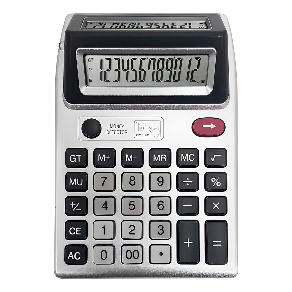 Calculadora Visor Duplo Luz UV Detector Testa Nota