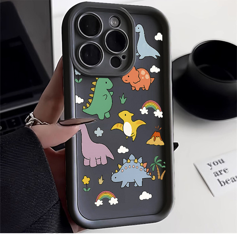dinossauros cenário TPU anti-impacto Capinha Capa Para Samsung A14 A15 A54 A55 A05S A16 A07 A17 S22 S23 S24 S25 FE Ultra em Oferta na Shopee