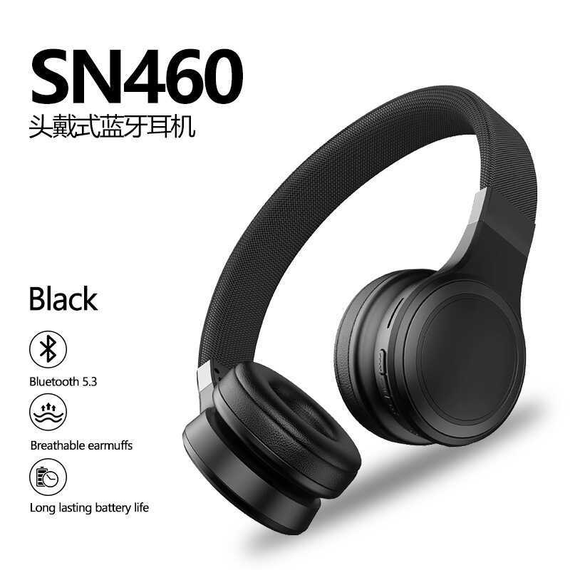 Fone de ouvido sem fio de venda quente Bluetooth fone de ouvido estéreo cartão retrátil modelo privado fone de ouvido