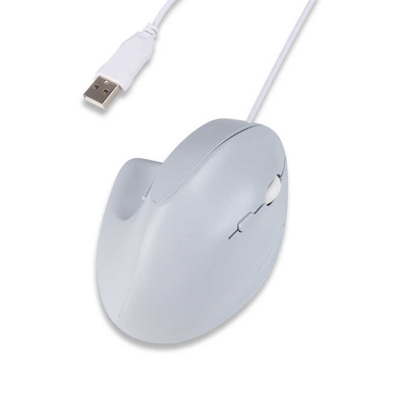 Mouse Vertical Com Fio 800/1200/1600 DPI Silencioso Ergonômico USB Para Jogos De Computador Laptop PC Desktop