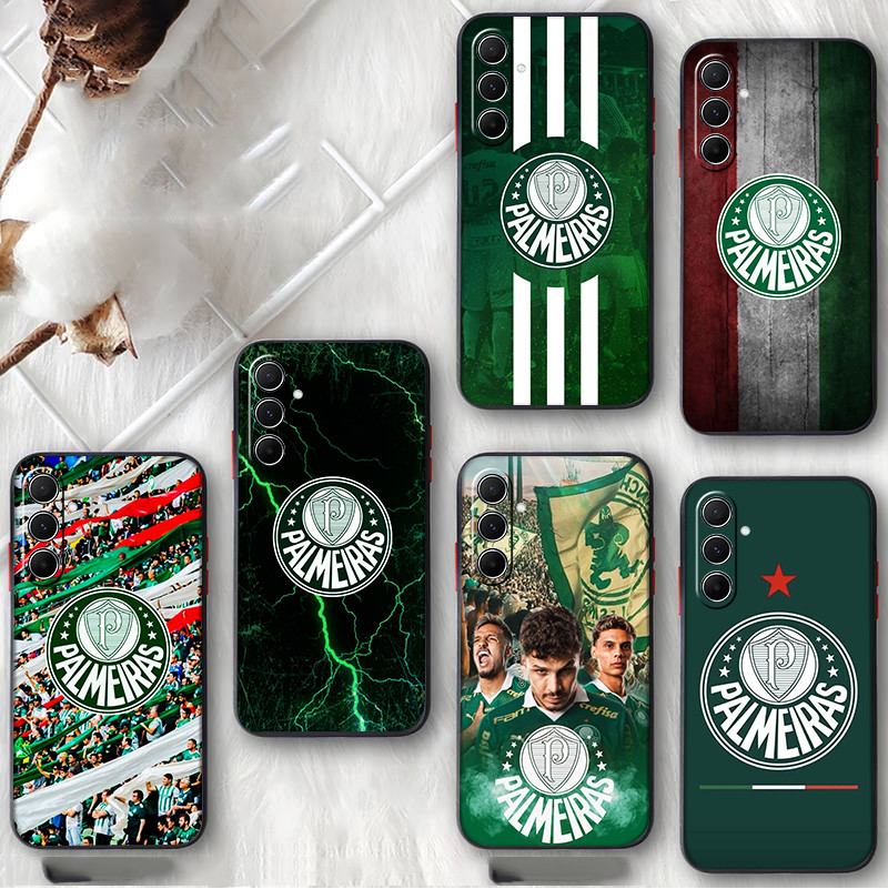 Capa De Telefone Preta Macia Para Samsung Galaxy A04S A05S A06 A24 A25 A34 A54 A14 A15 A13 Palmeiras caseg