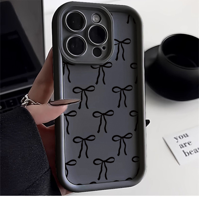 laço preto TPU anti-impacto Capinha Capa Para Samsung A14 A15 A54 A55 A05S A16 A07 A17 S22 S23 S24 S25 FE Ultra em Oferta na Shopee