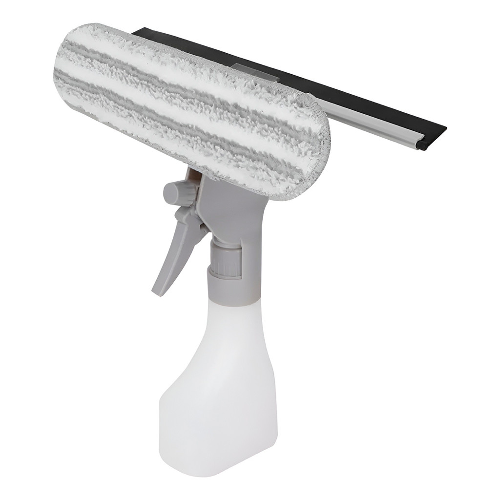 Limpa Vidros 3 Em 1 Com Rodo Spray - Rodinho Mop, esfregão Limpa Vidros 3 Em 1 Com Rodo Spray