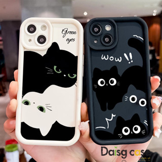 Capinha Capa de Silicone Padrão de gato fofo Anti queda e Macia para IPhone 17 16 13 11 12 14 15 XR XS MAX Plus celular em Oferta na Shopee