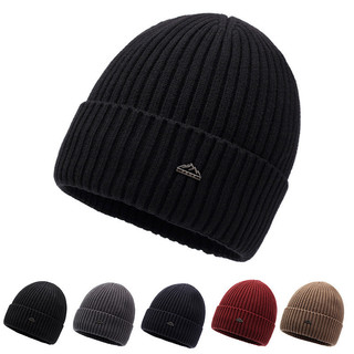 Gorro de inverno de malha, gorro de lã quente, gorro com proteção para as orelhas, gorro para atividades ao ar livre, id