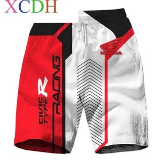 Novo Honda 3D Impresso Masculino Trendyswear Board Shorts HRC Motocicleta Corrida Moda Jogger Praia Masculinos