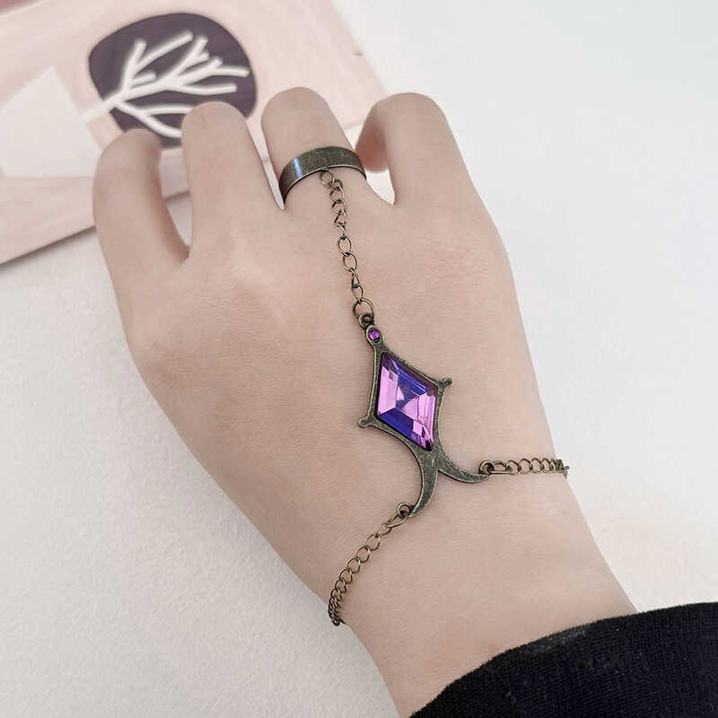 Menina Mágica Madoka Xiaomeiyan Alma Gem Pulseira Anel Conjunto Anime Bidimensional Cos Adereços Jóias
