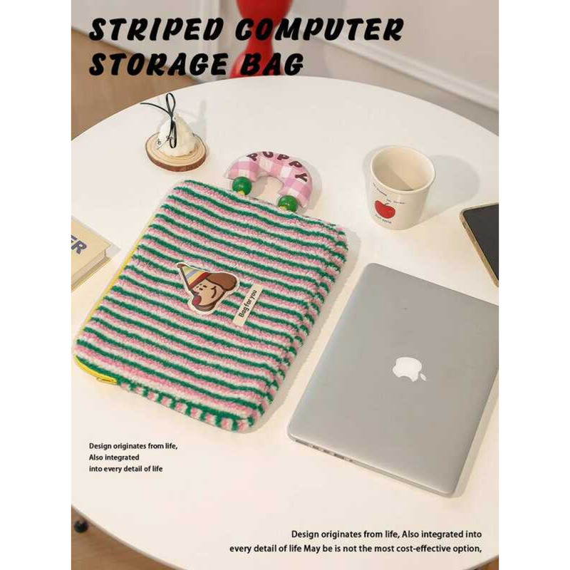 Original ins estilo bonito portátil diário Casual de um ombro resistente a choques saco de computador leve Commuter nota