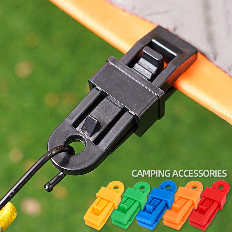 10 Peças de Grampos para Lona, Toldo, Tenda, Presilhas de Fixação para Lona, Gancho de Fixação para Caravana, Fivelas pa