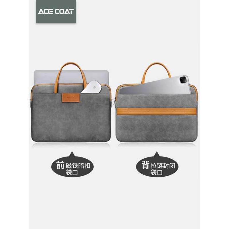 ACECOAT/Issina Bolsa para Laptop empresarial de alta qualidade Bolsa forro para Notebook de 14 polegadas Pasta de 53 cm 