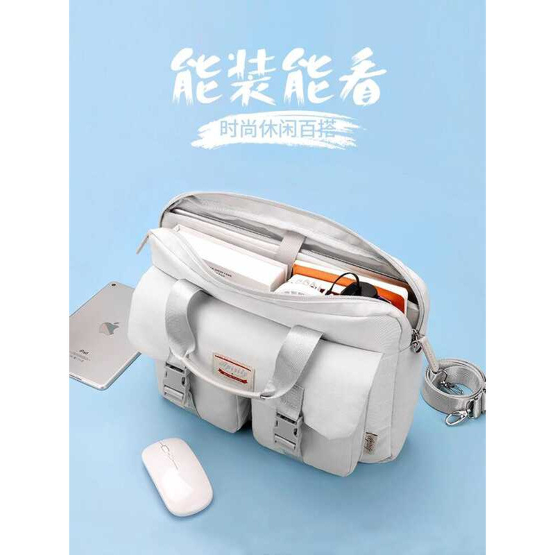 Bolsa portátil para Laptop 47 cm feminina de grande capacidade Diagonal pequena fresca adequada para Apple MacBook Pro13