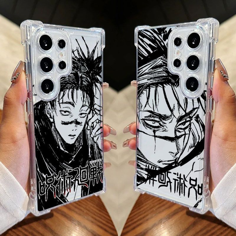 Jujutsu Kaisen Choso Anime Capa Para Samsung S25 Ultra S24 FE S23 Plus S20 S25 S22 S21 S25EDGE A56 A36 Transparente Celu