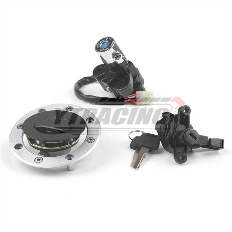 Adequado para Suzuki GSF600 GSF1200 bloqueio da tampa do tanque de combustível