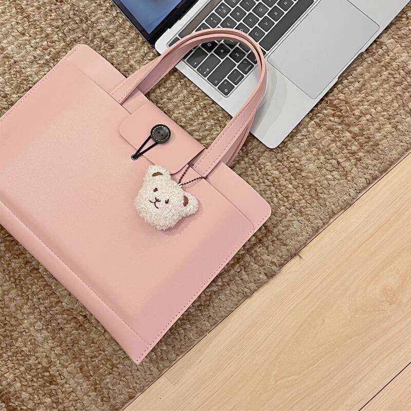 Bolsa leve para Laptop de grande capacidade adequada para M4 Apple Notebook macbook47cm Liner Bag 15air13.6 Capa proteto