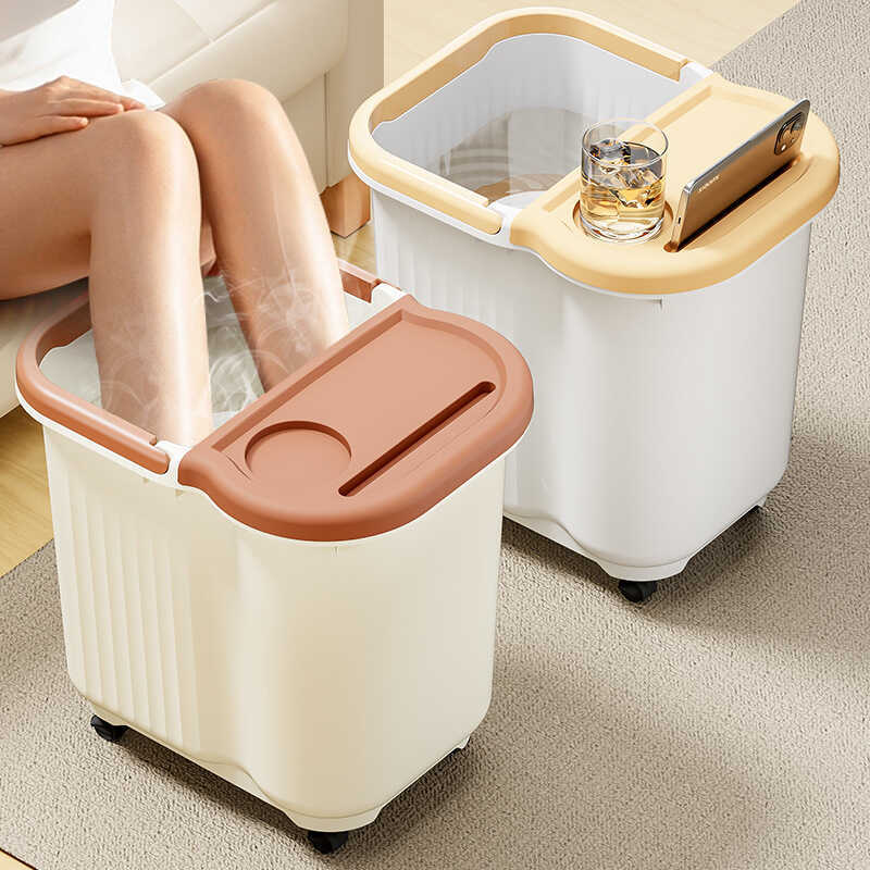Banho de pés de alto valor removível conveniente banho de pés isolamento de inverno banho de pés portátil massagem de sa