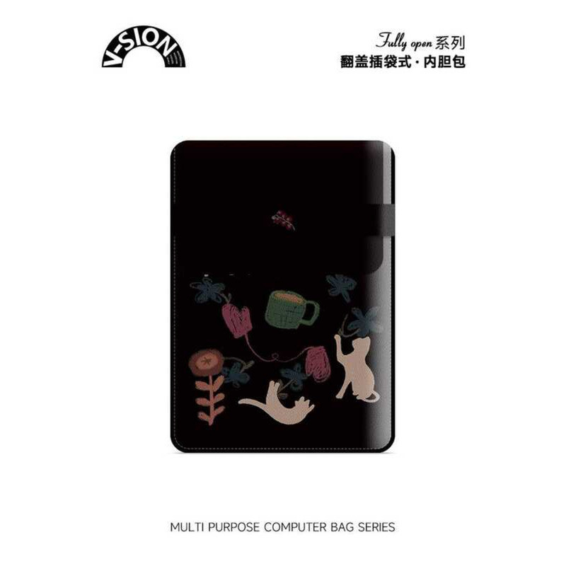 Weixin V-SION Mori Series Cat Bolsa para Laptop adequada Huawei matebook47cm Capa protetora Lenovo Shin-Chan pro16