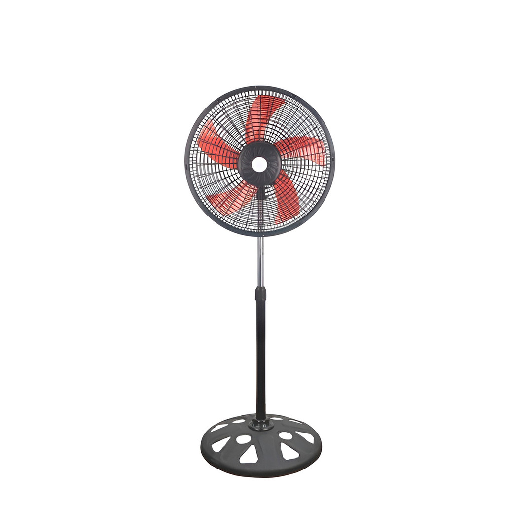 JS Ventilador Turbo Pedestal Regulável 5 Pás Quarto Sala