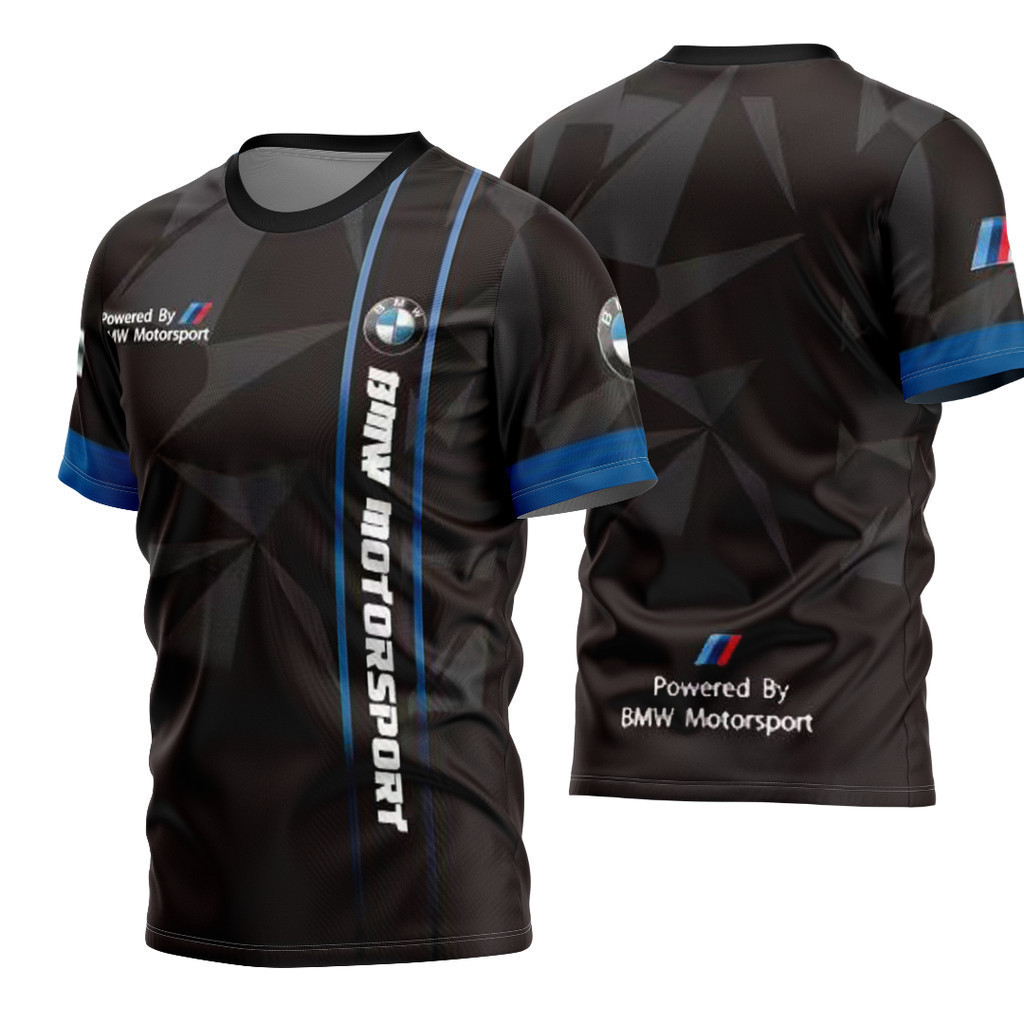 Camiseta Seca BMW Cinza Asfalto Camisa De Ciclismo Completa Sublimada . A Última Unissex Da Primavera De 2024