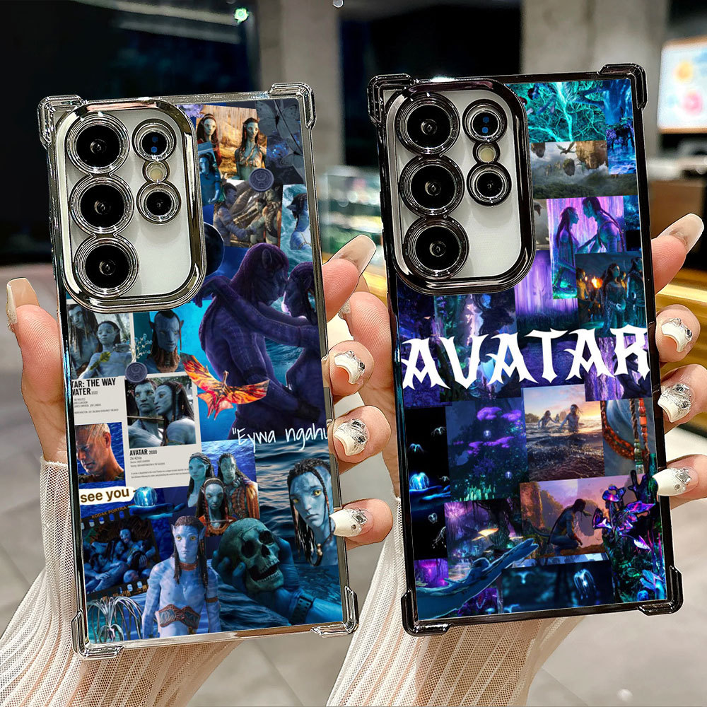 Avatar Jakesully Love Movie Capa Macia De Silicone Para Samsung S26 Ultra A57 A37 S25 FE S24 Plus S23 S22 S21 S20 Transp