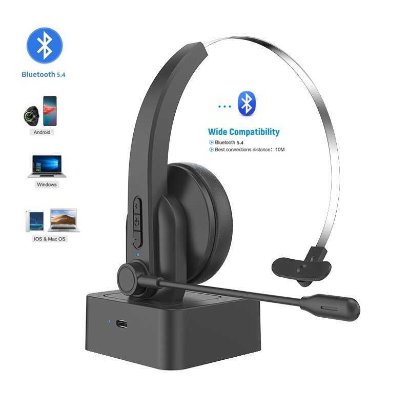Fone de ouvido Bluetooth fone de ouvido cliente garçom caminhão motorista aviação sem fio escritório negócios fone de ou