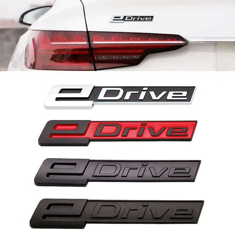 Top Zone 3D EDrive Logo Carro Traseiro Tronco Fender Emblema Adesivo Estilo Automático Para BMW E Drive 225 I4 I3 I8 X1